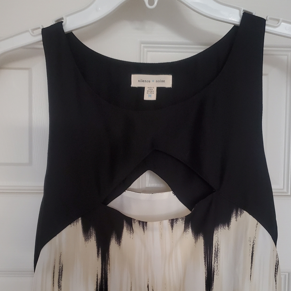 Silence Noise Black & White Dress medium